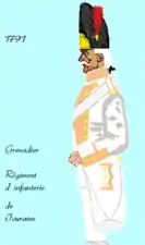 grenadier du 33e régiment d’infanterie de ligne de 1791 à 1793