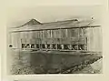 Latrines et seaux de vidange, vue arrière (1re&nbsp;guerre mondiale)