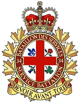 Image illustrative de l’article 34e Bataillon des services