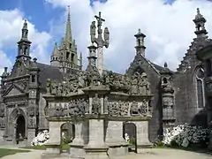 Le calvaire de l'enclos paroissial de Guimiliau.