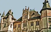 Vue façade sur cour.
