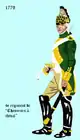 L'uniforme du 4e&nbsp;régiment de chasseurs à cheval de 1779 à 1786