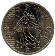 50 centimes d'euro.