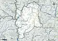 Carte du réseau hydrographique de Cléguer.