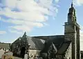 Église paroissiale Saint-Judoce : vue latérale côté nord.
