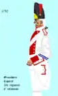 grenadier du 59e&nbsp;régiment d’infanterie de ligne de 1792 à 1794