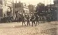 Rentrée du drapeau devant l’hôtel de ville de Tours le 14 septembre 1919