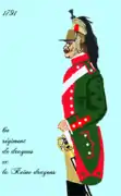 6e&nbsp;régiment de dragons après 1791