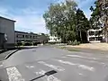 Rue Ampère, université Paris-Saclay.