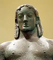 Visage de l'Apollon du Pirée.