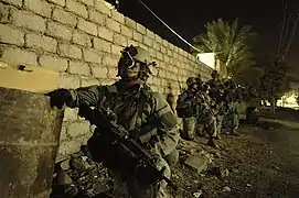 Soldats du 75e régiment de rangers en Irak en 2007.