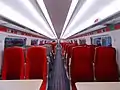 L'intérieur de 2de&nbsp;classe chez LNER.
