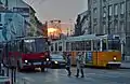 Ligne 83 sur Kálvin tér en 2014.