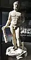 Statue d'Hercule en marbre trouvée aux Plomarc'h (IIe siècle après J.-C., Musée de Bretagne).