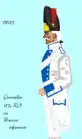 grenadier du 91e&nbsp;régiment d’infanterie de ligne de 1791 à 1792