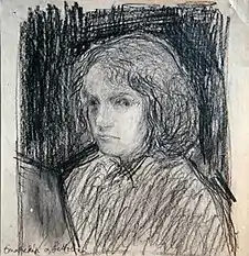 Autoportrait dans le ghetto de Budapest, 1944 (Musée et archives juifs hongrois&nbsp;(hu), Budapest).