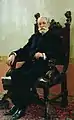 Portrait du président de la banque de commerce d'Azov et du Don de Saint-Pétersbourg, A. B. Nentzel, par Ilia Répine (1908).