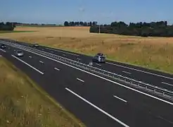 Route européenne 44 dans le Pays de Caux