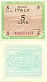 monnaie émise par les forces militaires alliées pendant l'occupation de l'Italie (1943)