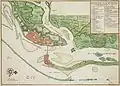 Carte du port de Pernambouc d'après Johannes Vingboons (en) vers 1665