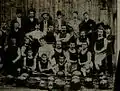 Photo d'Auguste Notorange lors d'une compétition d'haltérophilie à Montréal en 1906