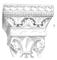 Abaque roman du XIIe&nbsp;siècle.