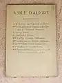Liste des bienfaiteurs de l'asile d'Aligre (non datée).