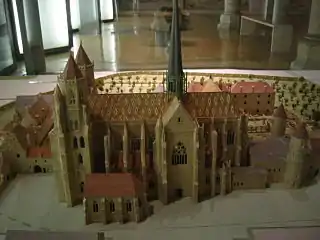 Abbaye Saint-Bénigne de Dijon (IXe&nbsp;siècle).