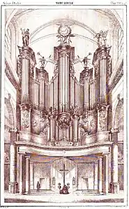 Les orgues de l'abbaye d'Anchin transférés à la collégiale Saint-Pierre de Douai.