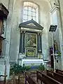 Chapelle de St Hydulphe dans la nef.