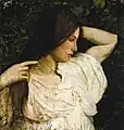Girl Arranging Her Hair