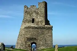 Vue de l'extérieur de la porte nord.