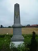 Monument au 308e&nbsp;RI, morts pour la France à la prise d'Ablaincourt, 7 novembre 1916.