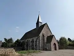 Abords de l'église Saint-Martin.