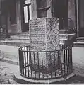 Monument à Sztum/Pologne, centre-ville (Stuhm), site du crash 1930