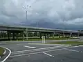 Accès autoroutier au nouvel aéroport de Montevideo-Carrasco depuis Barros Blancos.