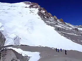 Vue du glacier.