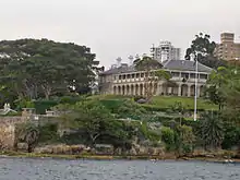 Admiralty House, residence du  gouverneur général d'Australie à Kirribili