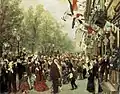 Départ du roi Guillaume Ier pour l'armée le 31 juillet 1870, 1871