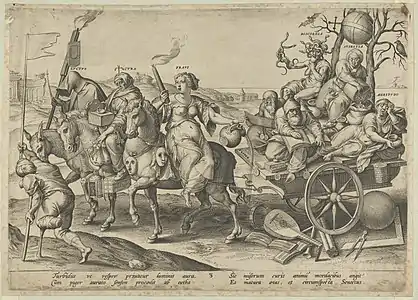 Le Soir, estampe 3/5 tirée de la série Les parties du jour, Metropolitan Museum of Art, New York.