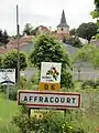 Entrée d'Affrancourt.