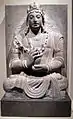 Le Bodhisattva Maitreya (Bouddha du futur) assis. Afghanistan, près de Kaboul. Schiste, VIIe – VIIIe&nbsp;siècle. Met.
