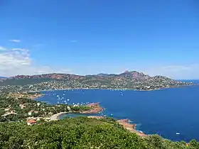 Agay, un quartier balnéaire de Saint-Raphaël.