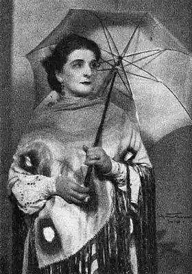 :Agnes Mowinckel&nbsp;(no) dans La Dame de la mer en 1928.
