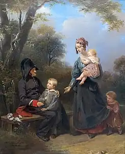 L'Aumône de l'invalide, 1834, Salon de 1835