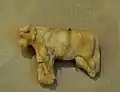 Taureau en albâtre, sud de l'Irak, vers 2750-2400 av. J.-C.