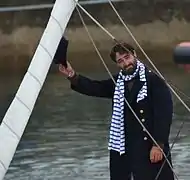 Alan Rourale jour du départ