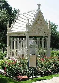 Tombe d'Albert Sidney Johnston au Texas State Cemetery