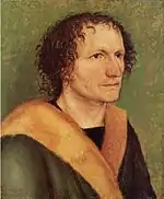 Homme sur fond vertc.1497, Kreuzlingen