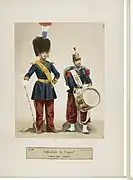 Tambour major et tambour